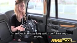 Fake Taxi Drobna blondynka w pończochach